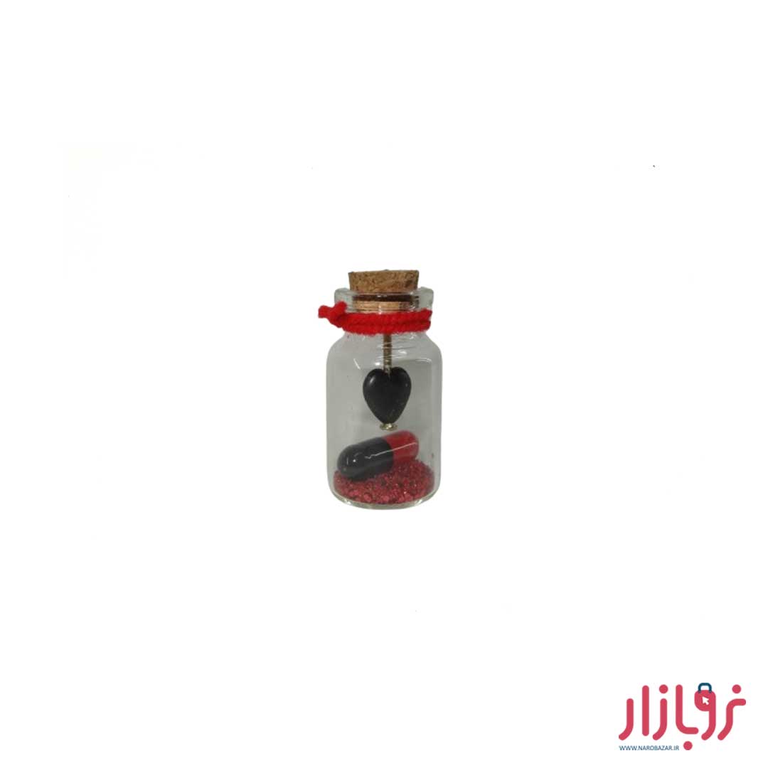 شیشه-عشق-با-قلب-قرمز-ولنتاین۱