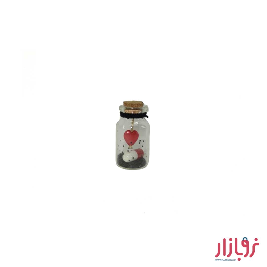 شیشه-عشق-با-قلب-قرمز-ولنتاین۳